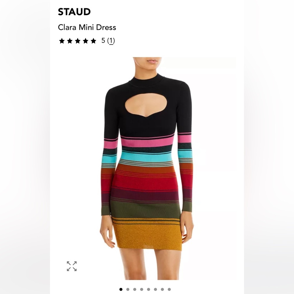 Staud Clara Mini Dress (Size M) NWT